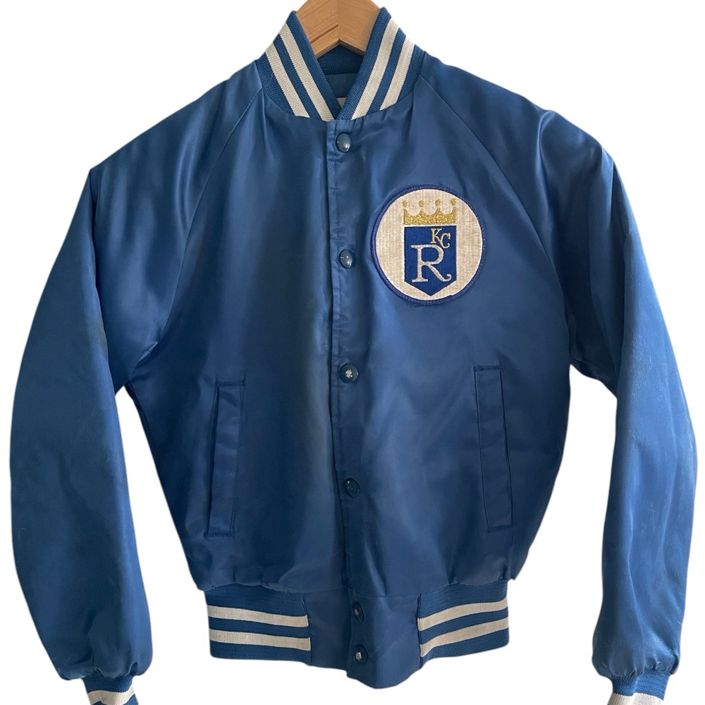 Vintage Blue Kansas City Royals Jacket